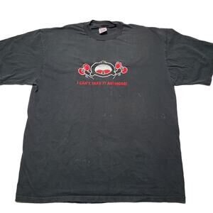 Vintage Attitude Dude" I Can’t take it Anymore" Joke/Gag T-shirt Jerzees XL